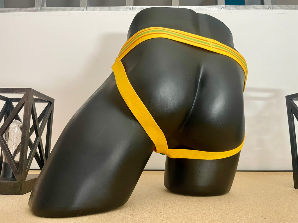 Yellow Rainbow Jockstrap