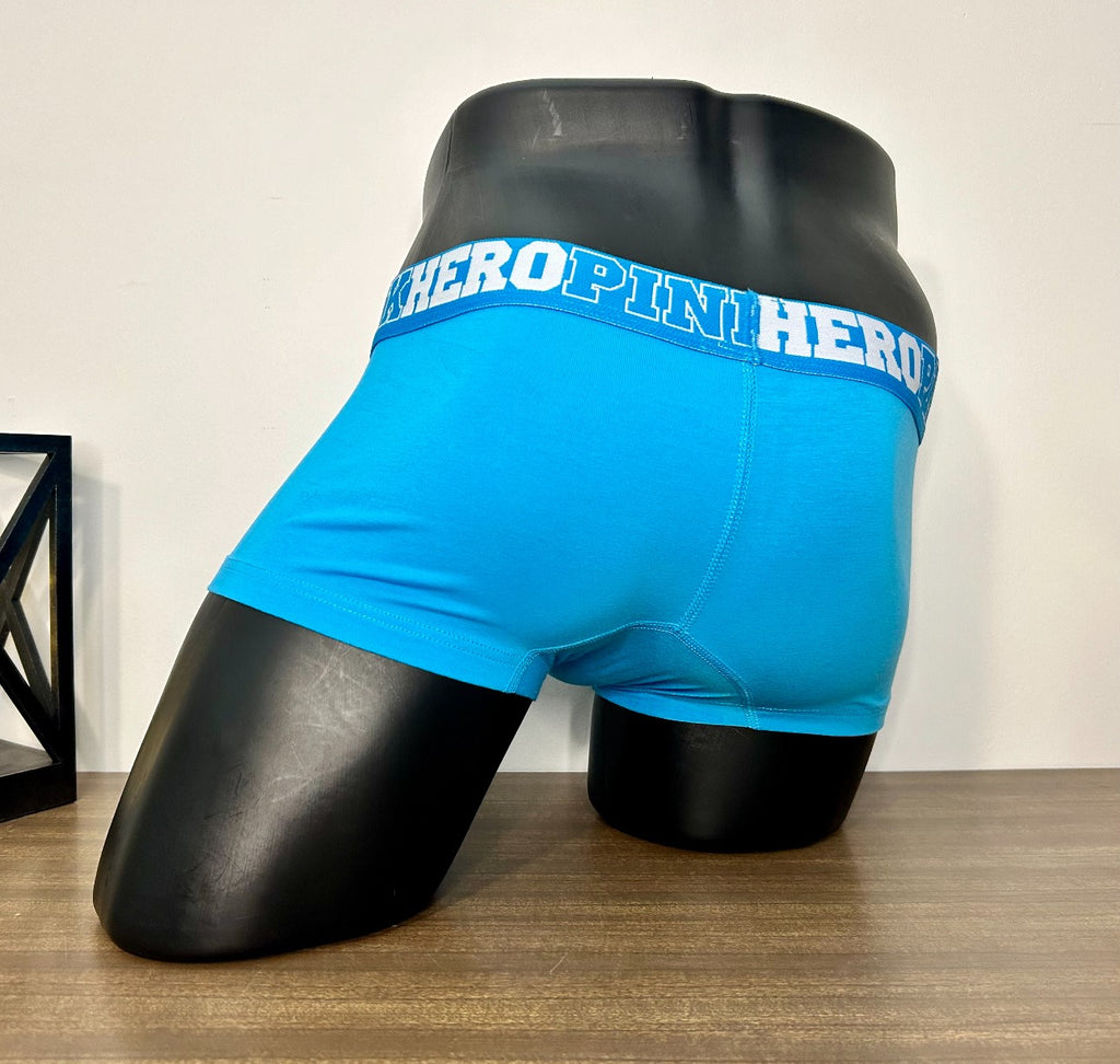 Light Blue Pink Hero Boxer Briefs