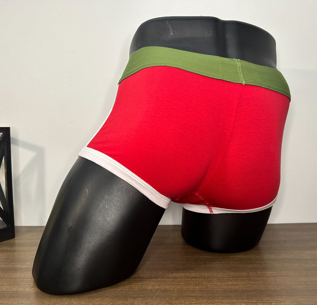 Red & Green Boxer Brief