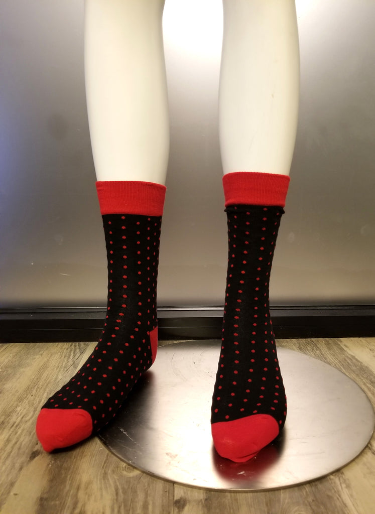 Black & Red Sock