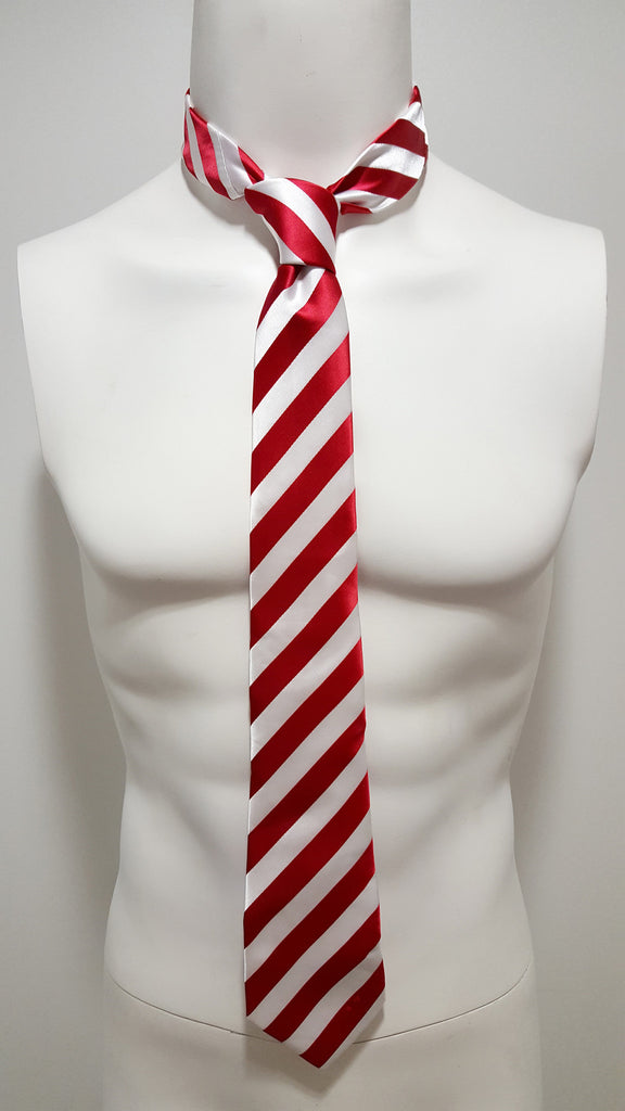 Red & White Necktie