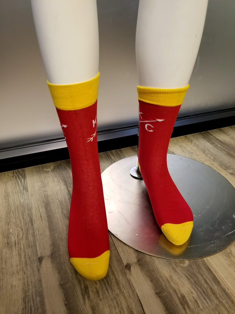 Red & Yellow KC Sock